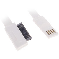 Кабель DEXP 30-pin Apple - USB белый 0.22 м